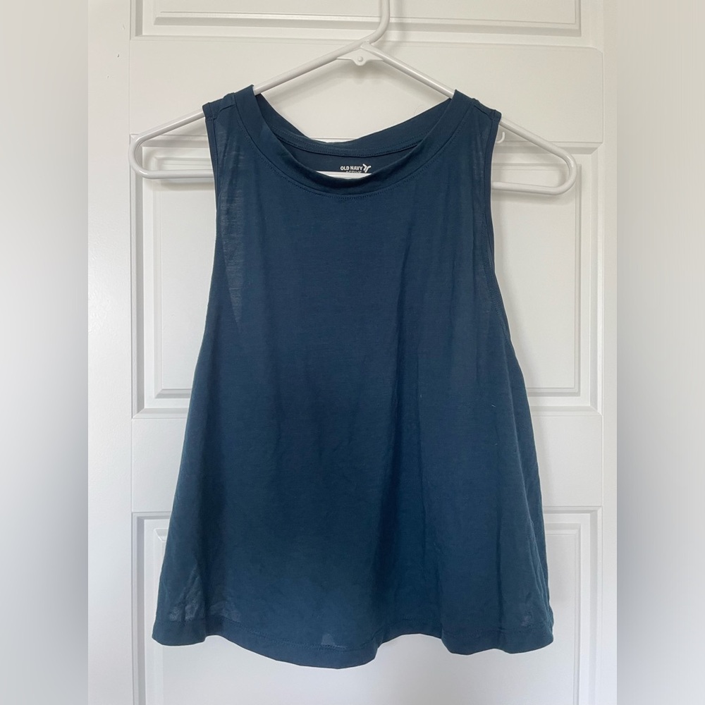 Old Navy Ultralite active blue tank L
